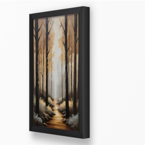 Enchanted Grove Landscape Art prints, Black Frame