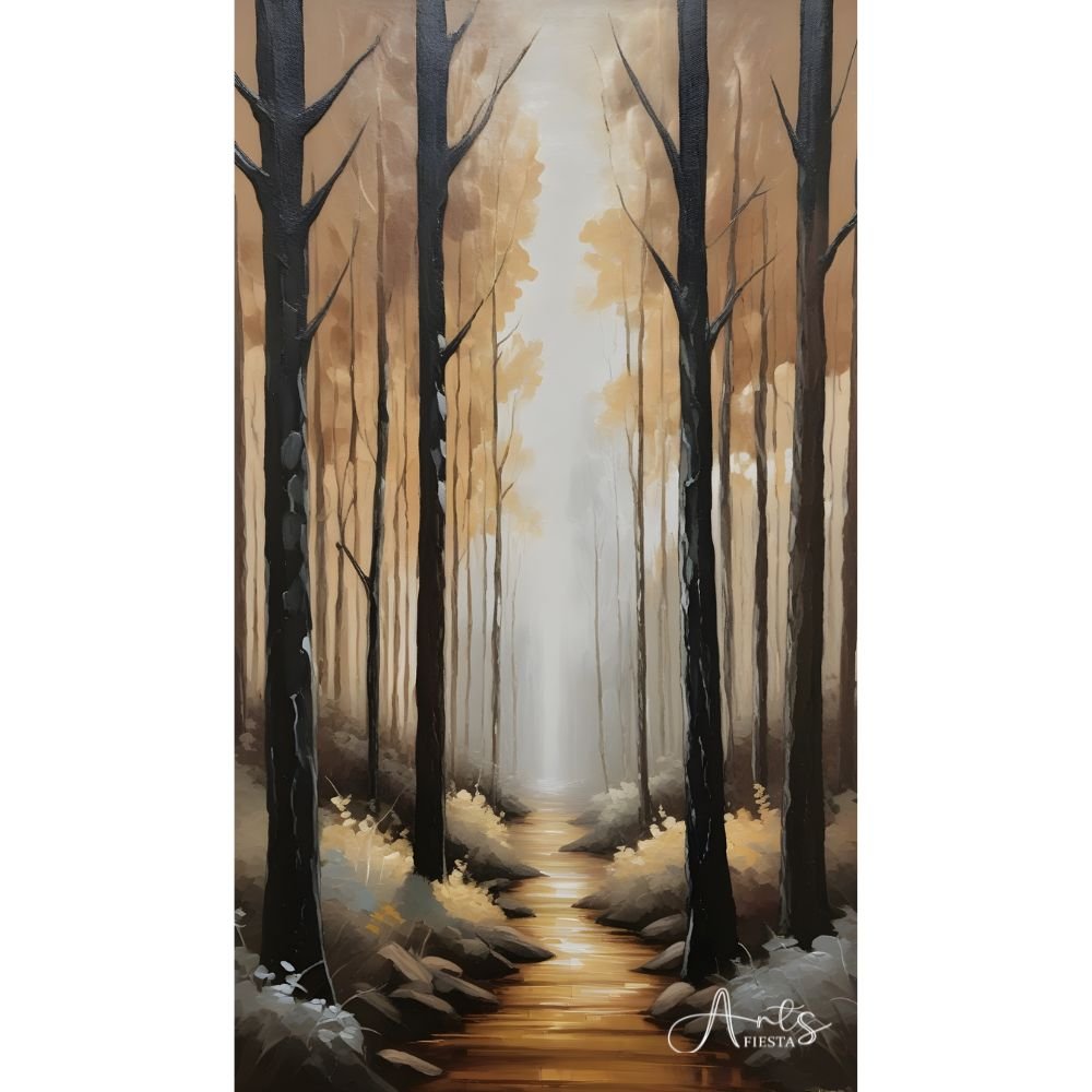 Enchanted Grove Abstract Art prints, Buy from Arts Fiesta Art Gallery
