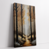 Enchanted Grove, landscape painting stretched canvas gallery wrapped canvas, for wall decor - Arts Fiesta Online Art Gallery