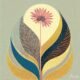 Boho Abstract, Boho Digital Art Print, Canvas Print, by Arts Fiesta, Online Art Gallery