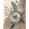 Flower Aesthetics, Boho Digital Art Print, Canvas Print, by Arts Fiesta, Online Art Gallery