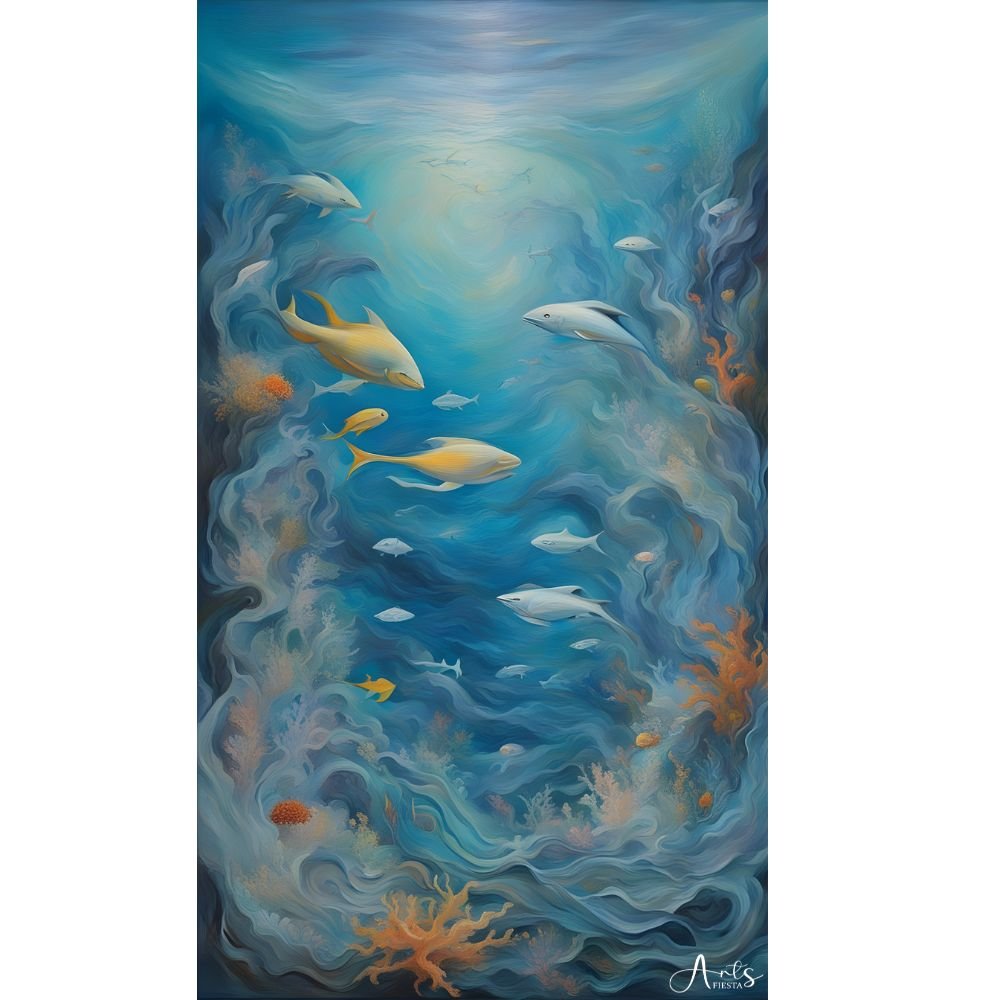 Aquarium - Landscape painting - Arts Fiesta
