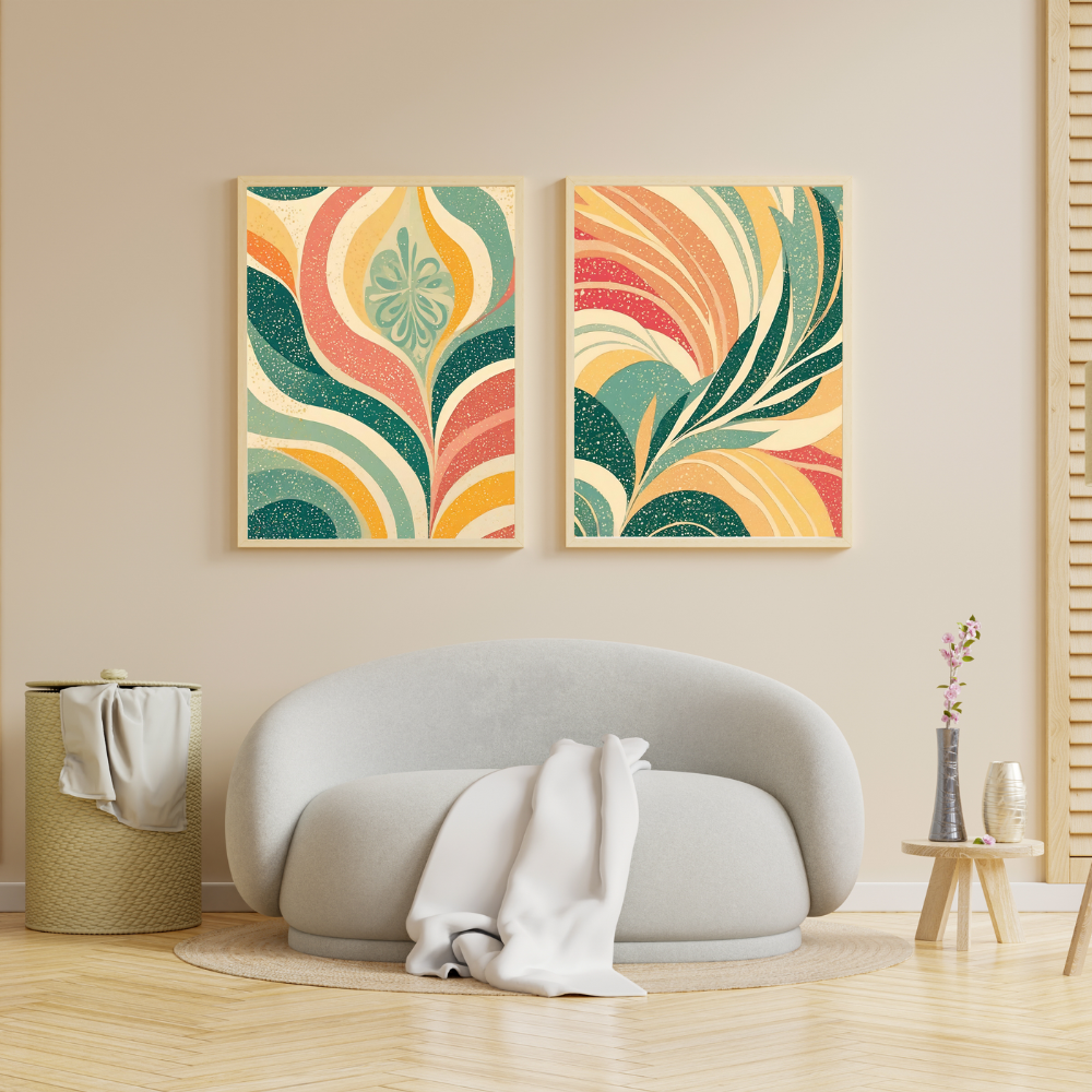 Palm Leaves - interior decor look 1 - Arts Fiesta