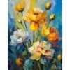 Abstract Flowers 4 painting - Arts Fiesta online Art Gallery