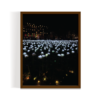 Glow Garden London Landscape brown framed print by Arts Fiesta