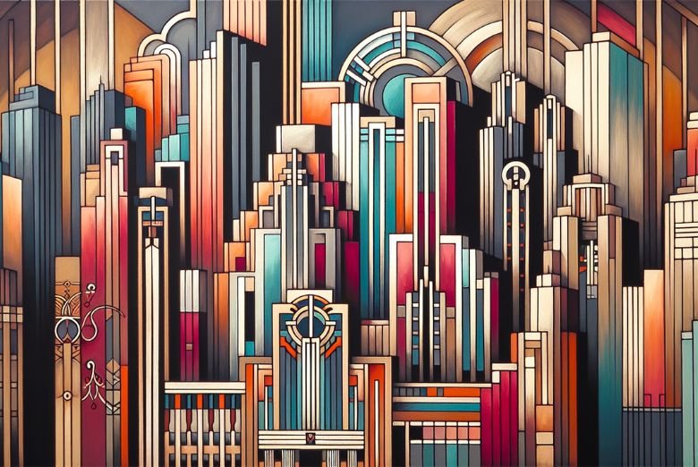 What is Art Deco Style Painting? | Arts Fiesta