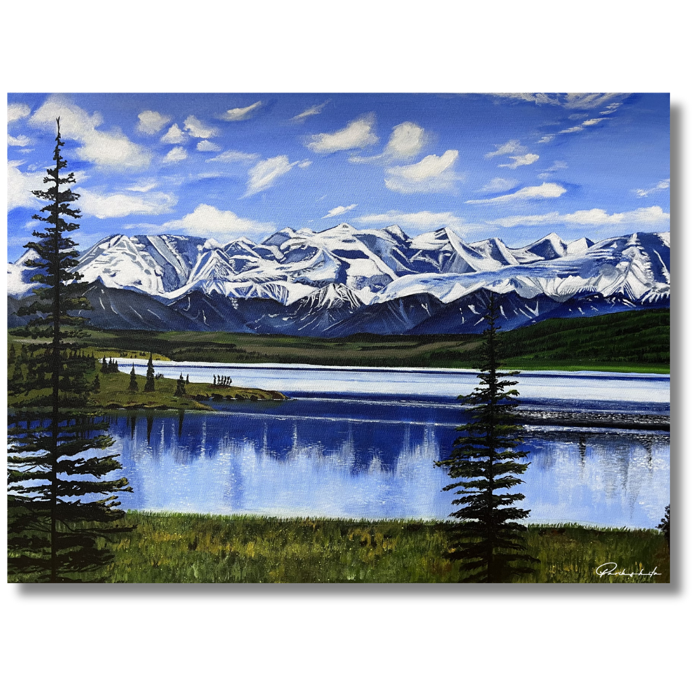 Alaska Wilderness-Parikshita Jain acrylic canvas painting