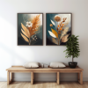 Flower Aesthetics 2, Boho paintings Art, by Arts Fiesta art gallery