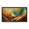 Echoes Of Clay Black Frame, Abstract Painting for Wall Decor, Arts Fiesta Art Gallery