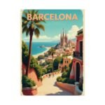 Barcelona Travel Poster