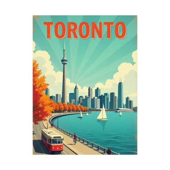 Toronto Travel Poster