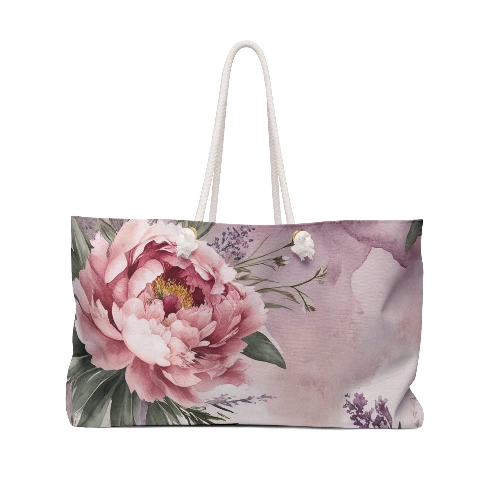 Carry nature’s beauty with you in our Wildflower Weekender Tote Bag. Featuring a boho floral print, durable straps, and spacious design—perfect for travel, beach days, or everyday adventures in style.