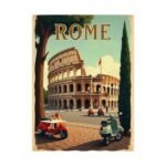 Rome Travel Poster