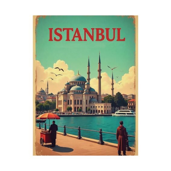 Istanbul Travel Poster