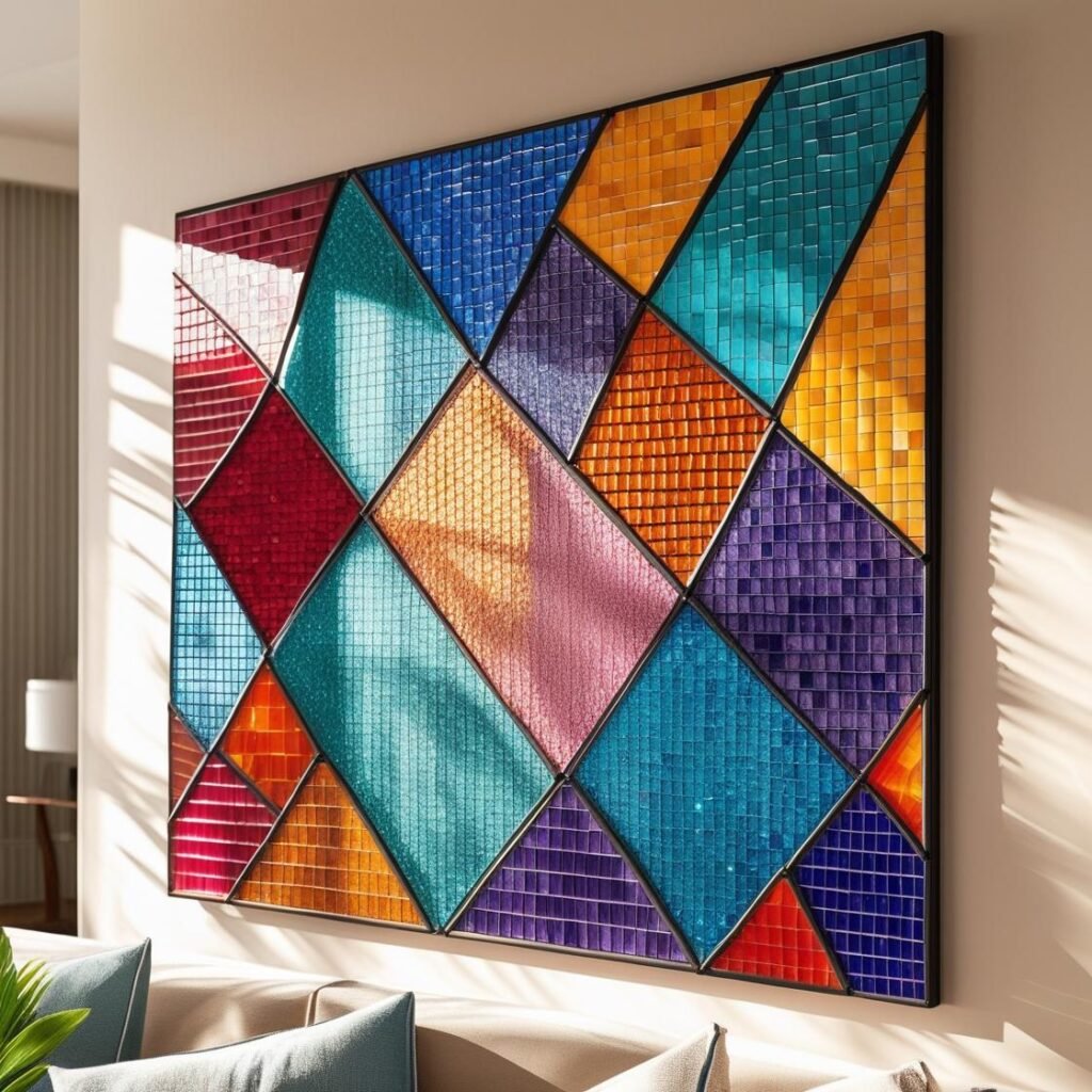 Mosaic art is making a sophisticated comeback in 2025. Once relegated to ancient history and Mediterranean floor tiles, mosaic is now being reimagined for modern interiors with a luxurious twist.
