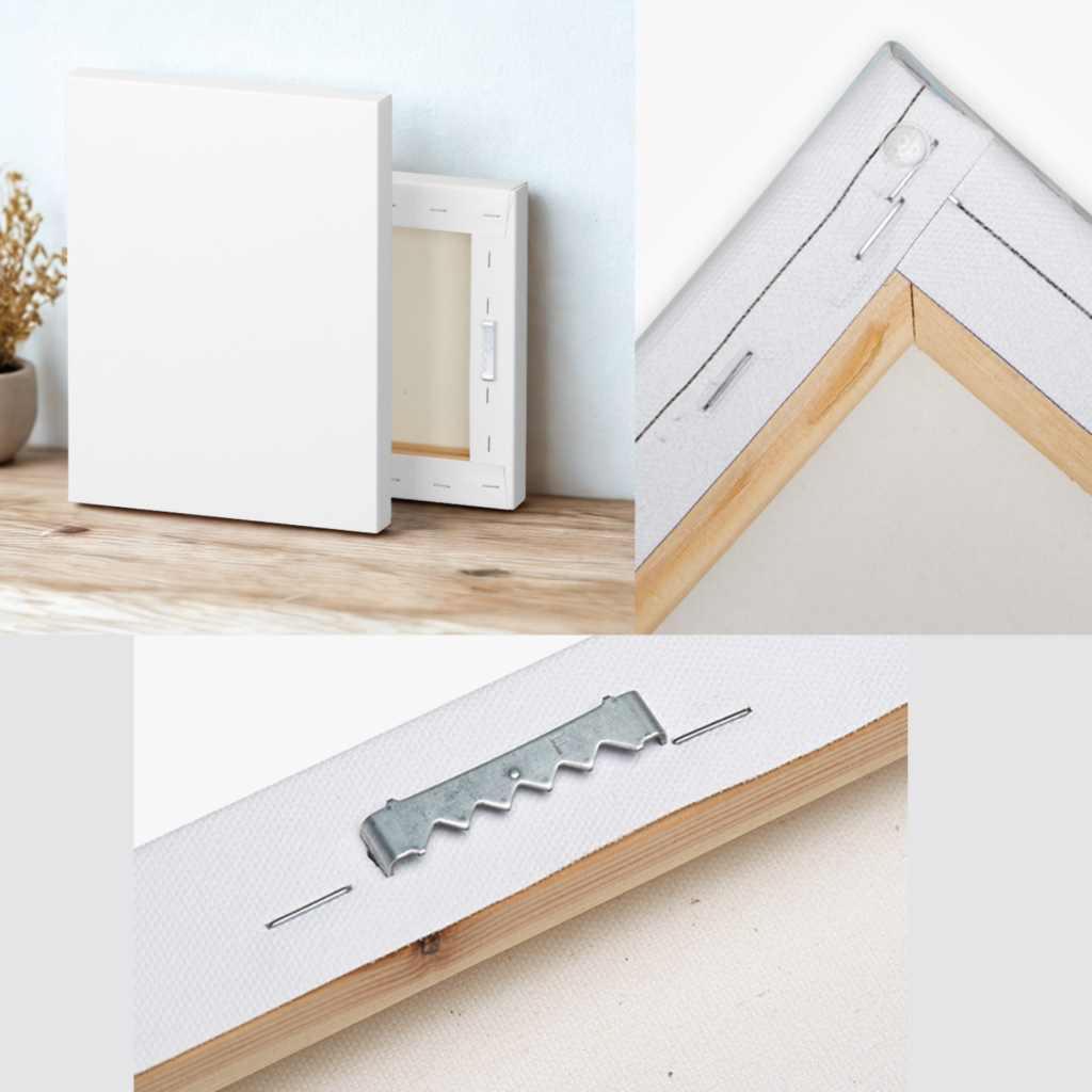 Stretched canvas materials and framing guide