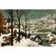 The hunters in the snow By Pieter Bruegel the Elder, famous painting, vintage painting, landscape painitng print