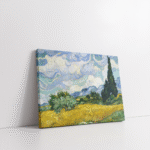 Wheat Field with Cypresses