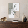 Botanics Charm is a modern botanical line art print with earthy tones and abstract shapes. Perfect for minimalist, boho, and Scandinavian-style interiors.