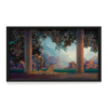 Maxfield Parrish Daybreak, Daybreak canvas art, vintage art print, dreamy classical painting, golden hour artwork, romantic wall decor, fine art canvas print, vintage wall art, serene bedroom art, classic artist print, timeless canvas painting black canvas art print
