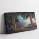 Daybreak stretched canvas Maxfield Parrish Daybreak, Daybreak canvas art, vintage art print, dreamy classical painting, golden hour artwork, romantic wall decor, fine art canvas print, vintage wall art, serene bedroom art, classic artist print, timeless canvas painting. stretched canvas art print