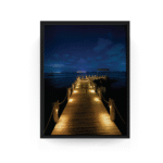 Twilight Pier over the Caribbean