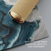 Ocean wave wall art prints set of 3 for office wall decor – abstract coastal style paper print