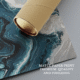 Ocean wave wall art prints set of 3 for office wall decor – abstract coastal style paper print
