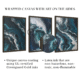 Ocean-inspired abstract wall art set of 3 – premium coastal prints for home