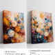 Polka Dots Botanicals Painting Stretched Canvas