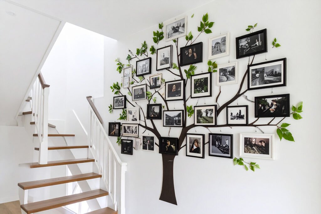 art ideas for family wall