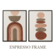 boho wall art frame set, espresso framed, beautifull wall decor canvas prints