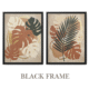 Earthy botanical wall art set in rich espresso frames, enhancing warm boho and mid-century interiors. Earthy botanical wall art set in rich espresso frames, enhancing warm boho and mid-century interiors.
