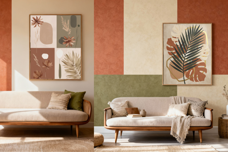 Discover 2025’s top renter-friendly home décor trends—from peel-and-stick wallpapers to statement art by Arts Fiesta. Design boldly, live flexibly.