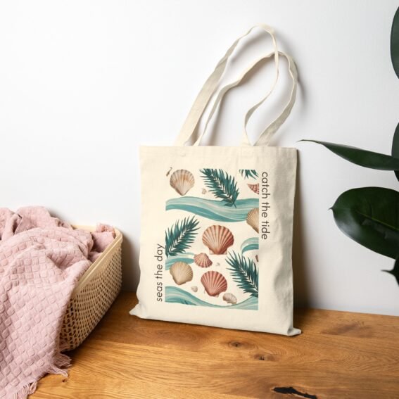Seas the Day – Minimalist Coastal Tote