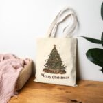 Christmas Tree Tote Bag – Festive Holiday Gift Bag