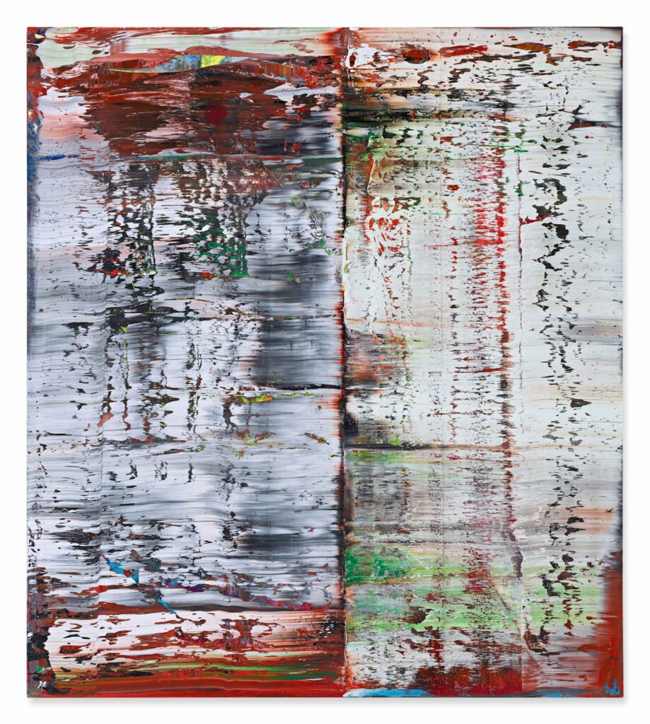Artist: Gerhard Richter​
Year: 1990 (Series)​
Richter's abstract works challenge the boundaries of reality, using a squeegee to drag thick layers of paint across the canvas in a deeply intuitive process.