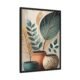 Boho Art Pots, Boho art, abstract painting black framed print, for wall decor - Arts Fiesta Online Art Gallery