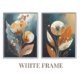 Flower Aesthetics 1a White Frame