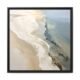 Neutral Coastal Abstract Wall Art | Organic Modern Beach Canvas | Bathroom Decor