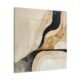 Desert Dunes Abstract Wall Art Box Frame Desert Dunes Abstract Wall Art Living Room | Organic Modern Boho Canvas