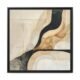Desert Dunes Abstract Wall Art Box Frame Black Desert Dunes Abstract Wall Art Living Room | Organic Modern Boho Canvas