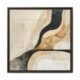 Desert Dunes Abstract Wall Art Box Frame Espresso Desert Dunes Abstract Wall Art Living Room | Organic Modern Boho Canvas