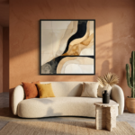 Desert Dunes Abstract Wall Art