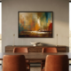 Earthbound Whispers abstract canvas painting for dining area, living room, offices