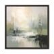 Misty Forest Abstract Wall Art espresso Misty Forest Abstract Wall Art Dining | Serene Organic Modern Canvas