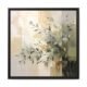 Neutral Olive Branch Abstract Wall Art Black