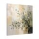 Neutral Olive Branch Abstract Wall Art Box Frame