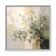 Neutral Olive Branch Abstract Wall Art White