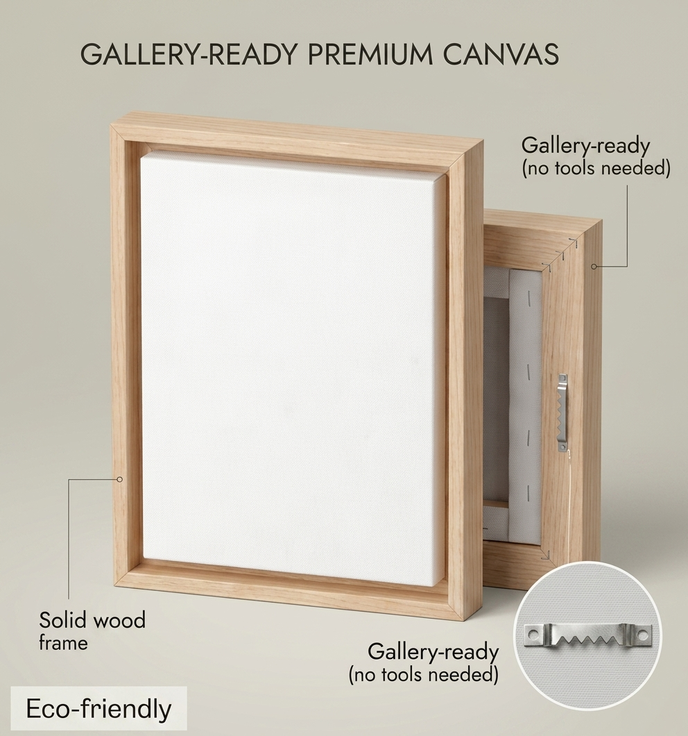 Premium Canvas Ready to hang